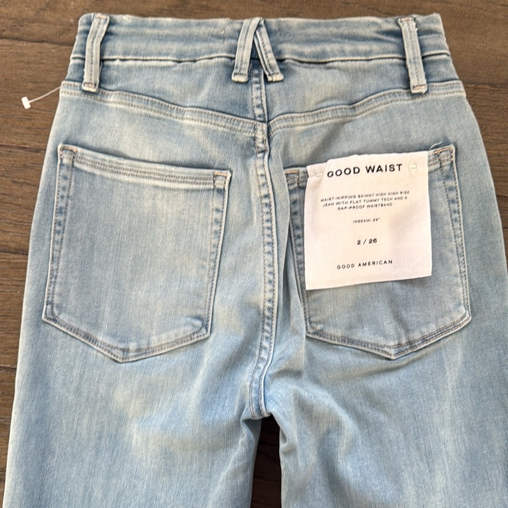Good American Light Blue High Rise Jeans